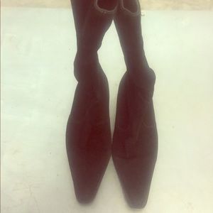 Black Suede United Colors Of Benetton boots